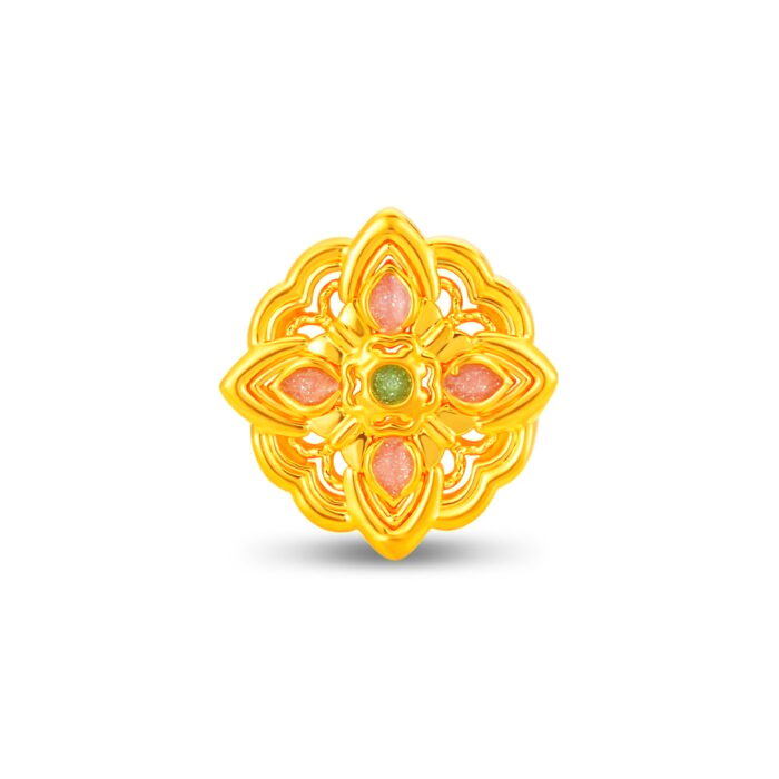 Blooming Harmony 999 Gold Charm